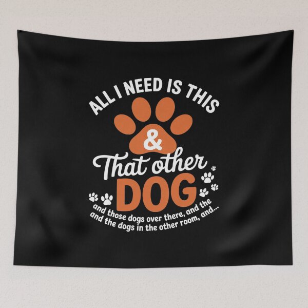 Item preview, Womens Funny Dog Lovers All I Need Is This Dog and That Other Dogs  designed and sold by RoyTill0Art.