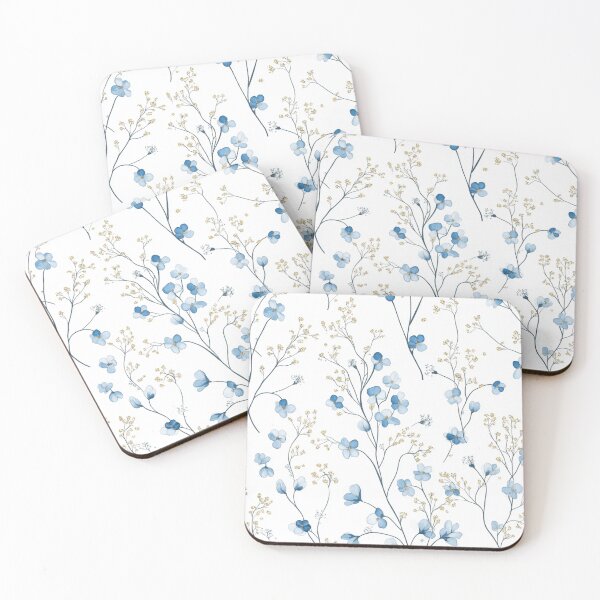 Item preview, Blue Floral Wildflower 07 designed and sold by CharlieDesings.