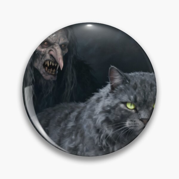 Item preview, Grýla and Yule Cat | Dark Icelandic Folklore Digital Painting designed and sold by AIfolklore.