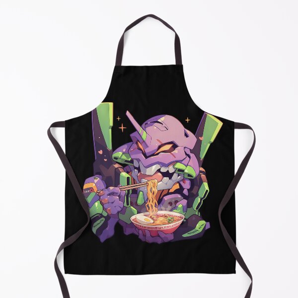 Item preview, Evangelion Unit 01 Neon Genesis Evangelion Anime Kawaii Ramen Mecha Cute Glow designed and sold by Raslbazola.