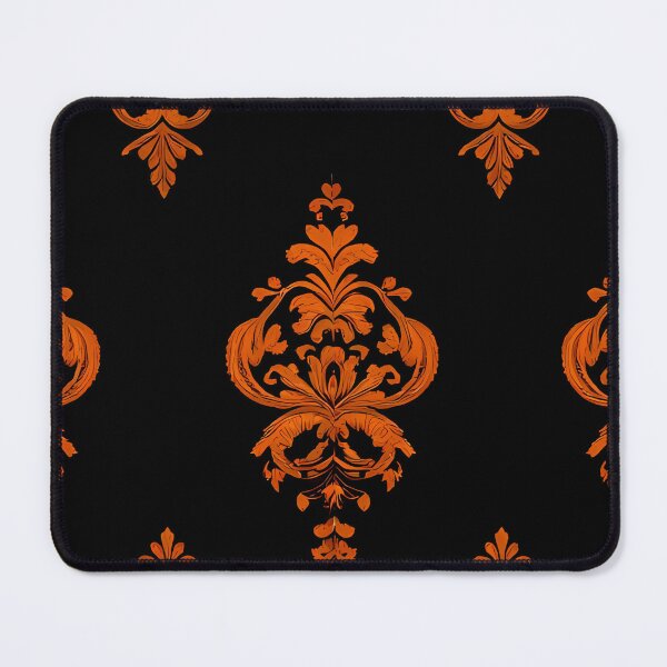 Item preview, An elegant, floral pattern in orange and black. designed and sold by Mianku | Für das Leben.