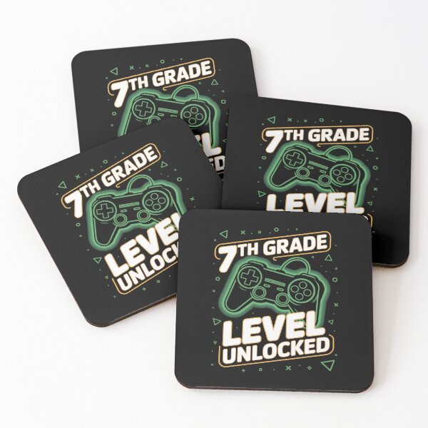 Item preview, 7th Grade Level Unlocked Gamer First Day Of School Boys  designed and sold by TiredPack.