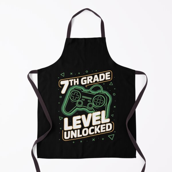 Item preview, 7th Grade Level Unlocked Gamer First Day Of School Boys designed and sold by TiredPack.