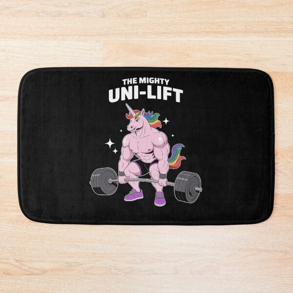 Item preview, Workout Unicorn Deadlift Gym Fitness Weightlifting Women Men designed and sold by RoyTill0Art.