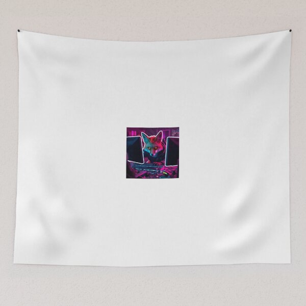 Item preview, Cyberpunk Fox Hacker  designed and sold by doganstore.