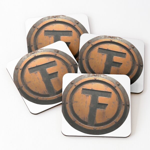 Item preview, Rusted Metal Letter F Industrial TF2 Style Logo designed and sold by MonaRose_Art.