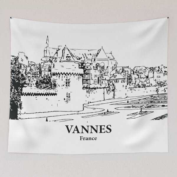 Item preview, Vannes - France designed and sold by Lakeric Cityscapes.