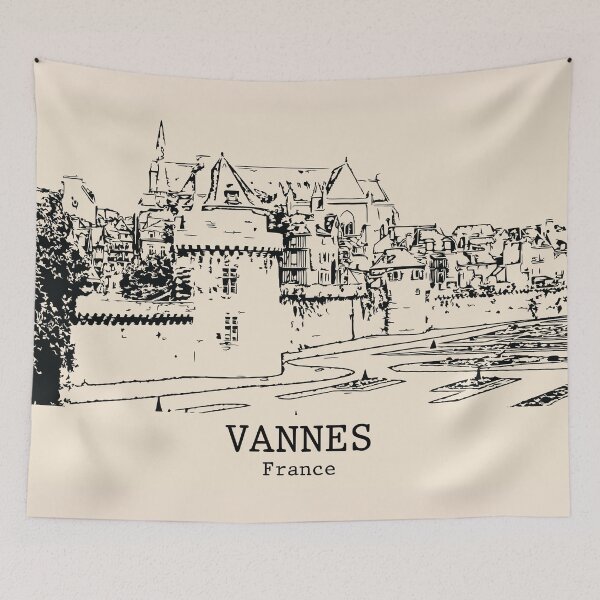 Item preview, Vannes - France designed and sold by Lakeric Cityscapes.