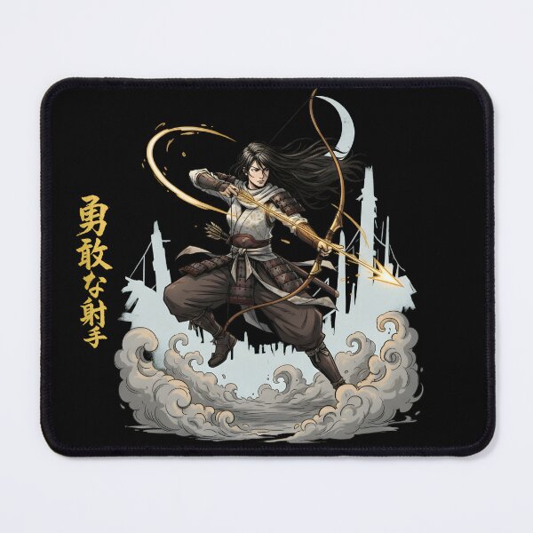 Item preview, The Brave Archer – Samurai Bow Warrior (Couple or Single Design) designed and sold by Ahmed-G-Designs.