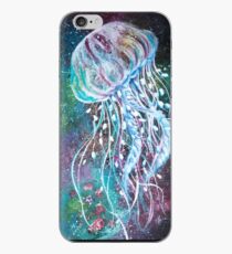 Vinilo o funda para iPhone Espacio Medusas florales