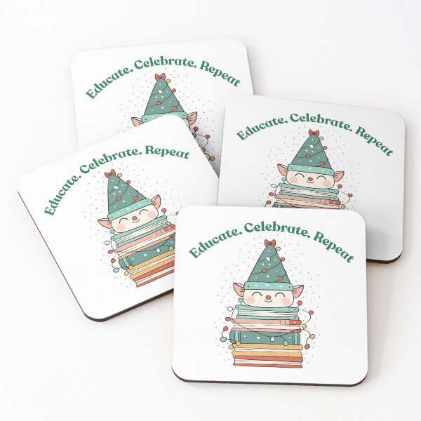 Item preview, Educate Celebrate Repeat – Gift idea for teachers designed and sold by LWDesignLab.