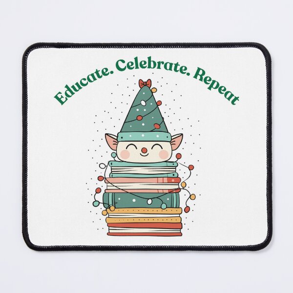 Item preview, Educate Celebrate Repeat – Gift idea for teachers designed and sold by LWDesignLab.