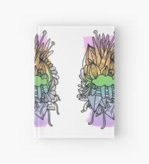 Pastel Rainbow Blocks with Runcible Mandala Hardcover Journal