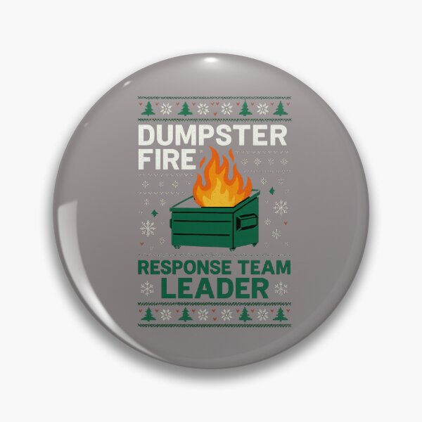 Item preview, Dumpster Fire Response Team Leader design, Funny Work Stress Relief Gift, Office Humor designed and sold by Boldly..