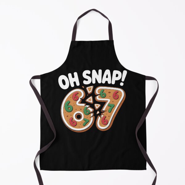 Item preview, Oh Snap Gingerbread 67 - Funny Christmas Six Seven Meme Design designed and sold by LovelyEvaDesign.