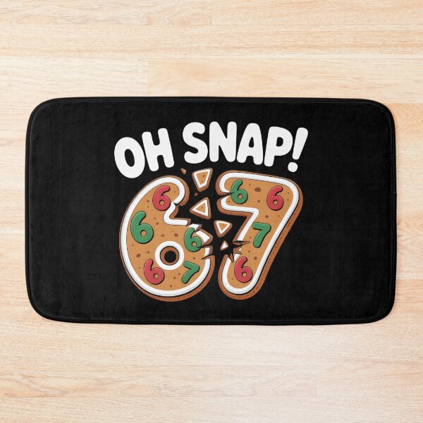 Item preview, Oh Snap Gingerbread 67 - Funny Christmas Six Seven Meme Design  designed and sold by LovelyEvaDesign.