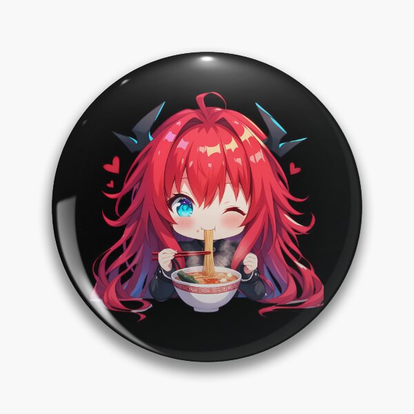 Item preview, Rias Gremory High School Dxd Anime Girl Kawaii Ramen Red Chibi Bowl designed and sold by Raslbazola.
