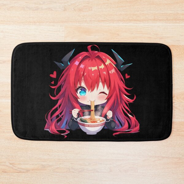 Item preview, Rias Gremory High School Dxd Anime Girl Kawaii Ramen Red Chibi Bowl designed and sold by Raslbazola.