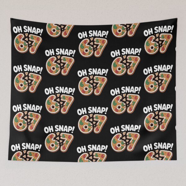 Item preview, Oh Snap Gingerbread 67 - Funny Christmas Six Seven Meme Design  designed and sold by LovelyEvaDesign.