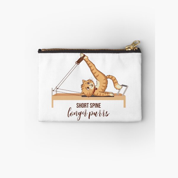 Item preview, Cute Pilates Cat – “Short spine, longer purrs” designed and sold by sashica.