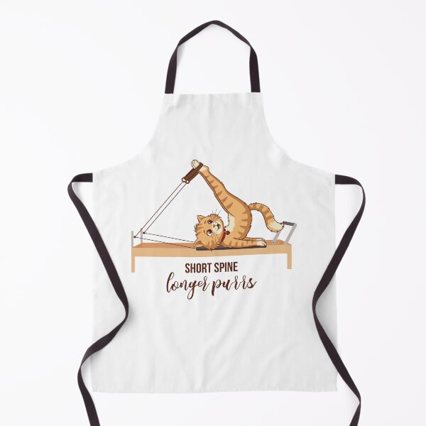 Item preview, Cute Pilates Cat – “Short spine, longer purrs” designed and sold by sashica.