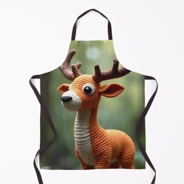 Item preview, Crocheted deer in the forest – Cute designed and sold by Mianku | Für das Leben.