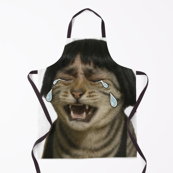 Item preview, Crying Wig Cat Meme designed and sold by Nope Cats.