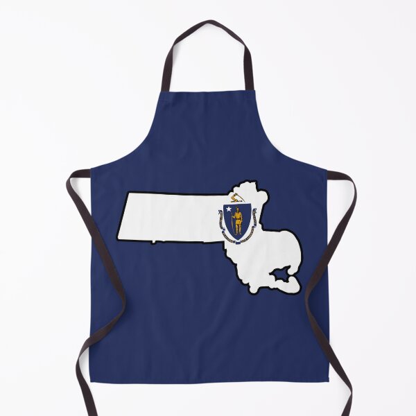 Item preview, State Flag Map of MASSACHUSETTS designed and sold by HFYD.