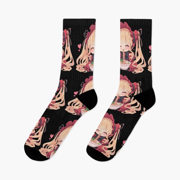 Item preview, Shinku Rozen Maiden Anime Girl Kawaii Ramen Red Chibi Golden Curls designed and sold by Raslbazola.