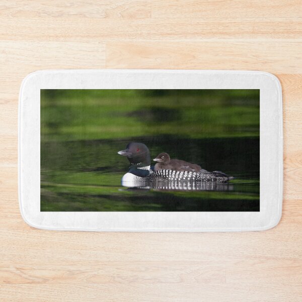 Item preview, Common loon with chick designed and sold by James Cumming.