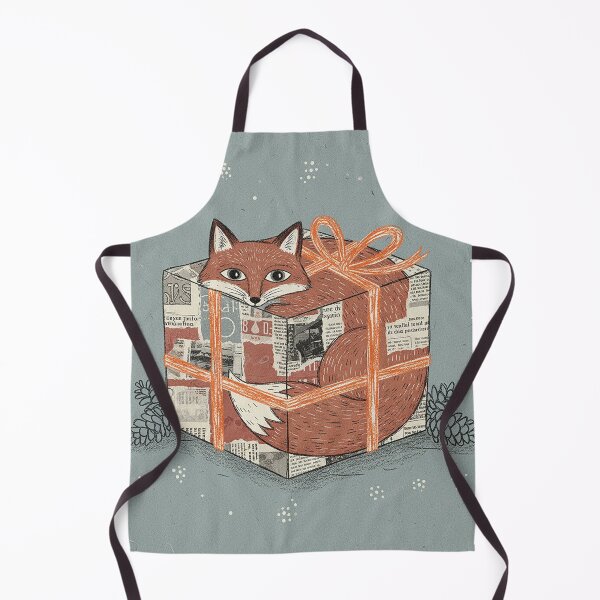 Item preview, Vintage Newspaper Wrapped Fox Surprise designed and sold by zzz888.