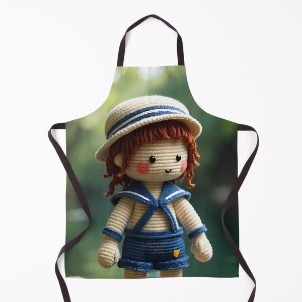 Item preview, Crocheted sailor doll outdoors designed and sold by Mianku | Für das Leben.