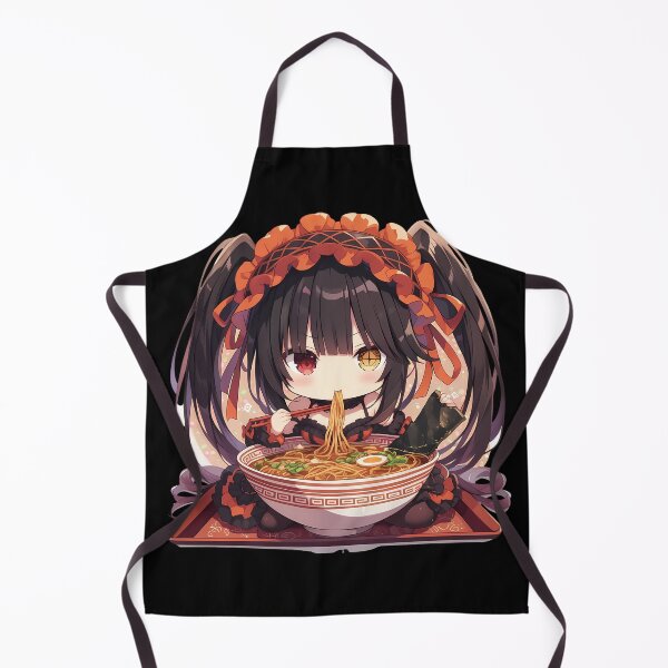 Item preview, Kurumi Tokisaki Date A Live Anime Girl Kawaii Ramen Orange Chibi Noodles designed and sold by Raslbazola.