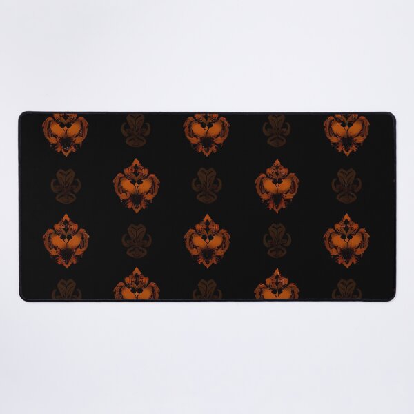 Item preview, two different floral motifs in various shades of orange designed and sold by Mianku | Für das Leben.