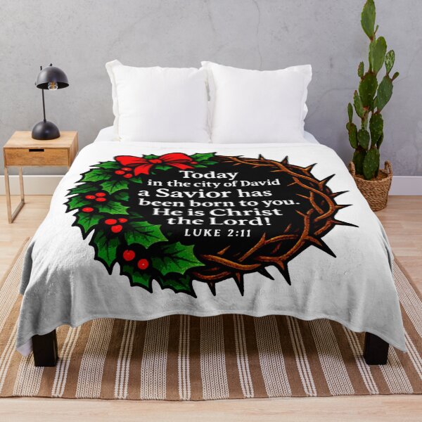 Item preview, Luke 2:11 Today in the city of David a Savior has been born to you designed and sold by plushism.