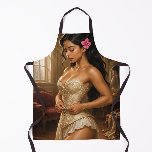 Item preview, Shanti Riveria in a corset in her boudoir designed and sold by CathryneDelamort.