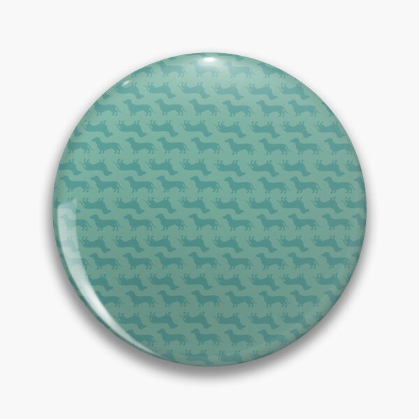 Item preview, Teal Dachshund Pattern designed and sold by Alice Pieschel.