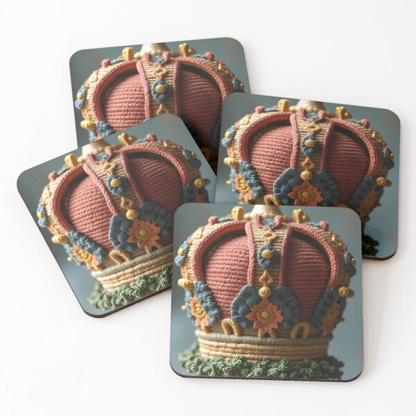 Item preview, Decoratively adorned, colorful royal crown designed and sold by Mianku | Für das Leben.
