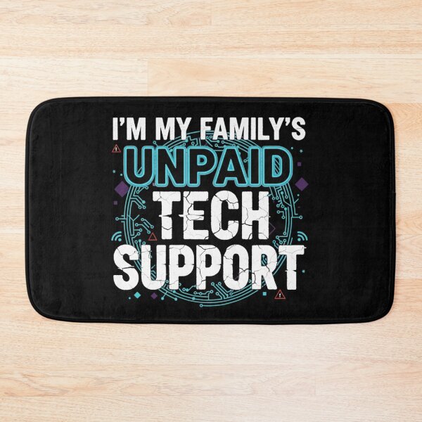 Item preview, Retro Tech T Shirt I’m My Family’s Unpaid Tech Support, Computer Error Gift, Pixel Graphic Tee designed and sold by Kukiishop.