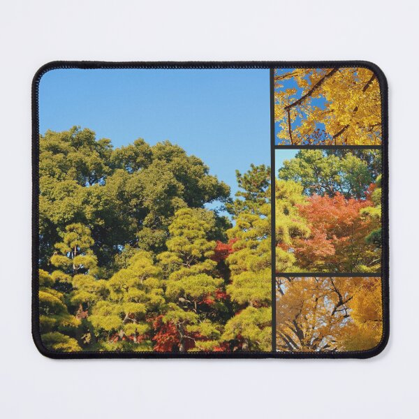 Item preview, Japanese Garden collage - autumn leaves - fall foliage designed and sold by TalBright.