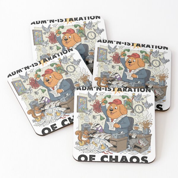 Item preview, Adm*n-istration of Chaos – Funny Political Satire | Government Humor T-Shirt designed and sold by SoulMint.