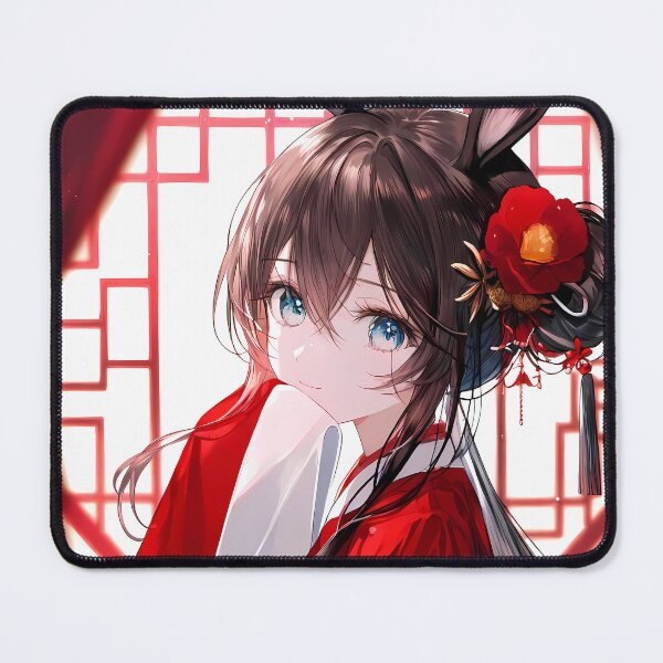 Item preview, Amiya Arknights Prelude To Dawn Anime Girl Red Kimono Japan designed and sold by Raslbazola.