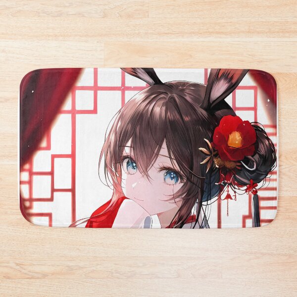 Item preview, Amiya Arknights Prelude To Dawn Anime Girl Red Kimono Japan designed and sold by Raslbazola.