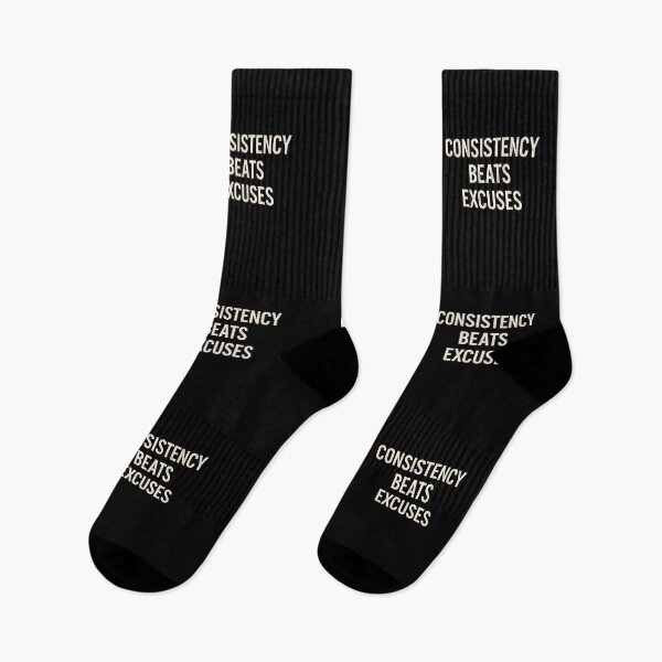 Item preview, CONSISTENCY BEATS EXCUSES designed and sold by Motivive.