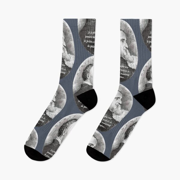 Item preview, Denis Diderot quote: [L]e philosophe n'a jamais tué de prêtres et le prêtre a tué beaucoup de philosophes... designed and sold by artbleed.