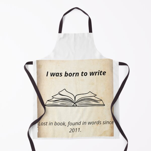 Item preview, I was born to write - Lost in books, find in words since 2011 - writer quote  designed and sold by Mastalina99.