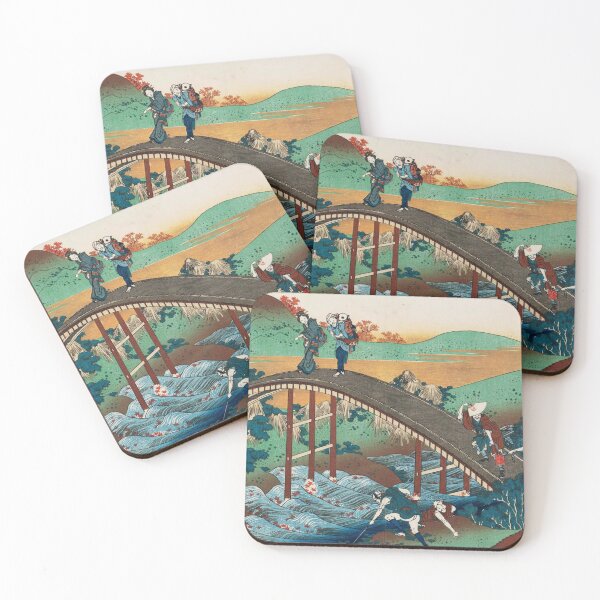 Item preview,  People Crossing an Arched Bridge  designed and sold by RickE.