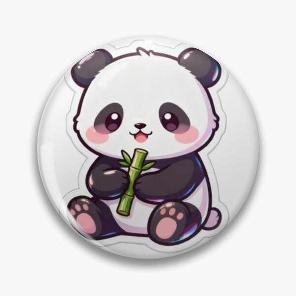 Item preview, Cute Kawaii Baby Panda Sticker HD designed and sold by MiniPrintMagic.