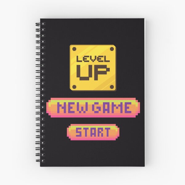 Item preview, Level Up — New Game Start designed and sold by BELEAFCREATIV1.
