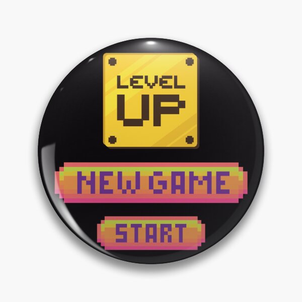 Item preview, Level Up — New Game Start designed and sold by BELEAFCREATIV1.